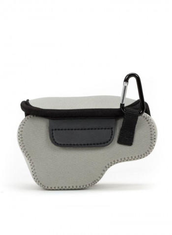 Protective Camera Case With Carabiner For Fujifilm X30 Grey