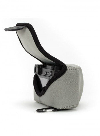 Protective Camera Case With Carabiner For Fujifilm X30 Grey