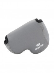 Protective Camera Case With Carabiner For Nikon Coolpix L340 Grey