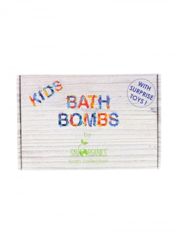 6-Piece Organic Bath Bombs With Surprise Toy Set