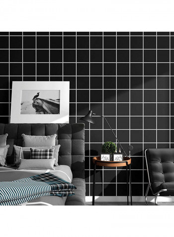 Self-Adhesive Wall Sticker Black 60 x 90cm