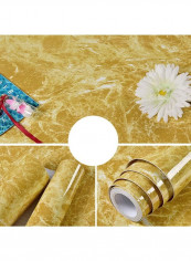 Flower Design Self-Adhesive Wallpaper Gold 60x  90cm