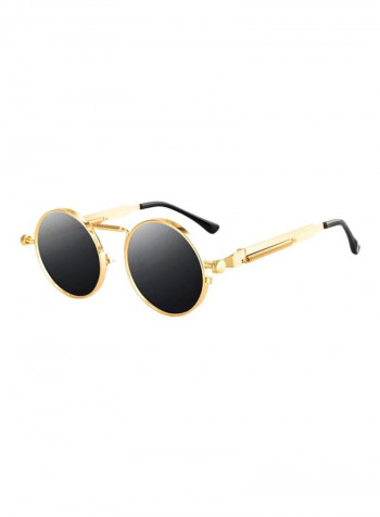 Men's Round Sunglasses - Lens Size: 66 mm