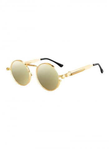 Men's Round Sunglasses - Lens Size: 66 mm