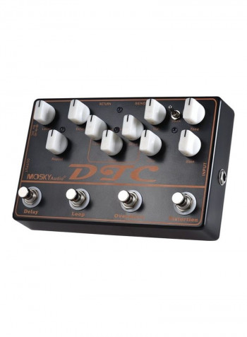 4-in-1 Electric Guitar Effects Pedal Distortion+overdrive+loop+delay