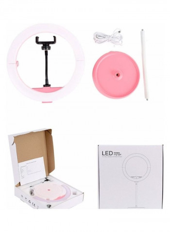 Foldable Selfie Ring Light White