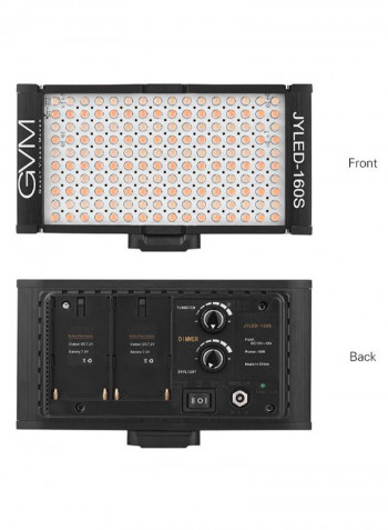Dimmable Ultra Panel LED Light Black/Clear