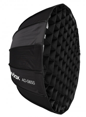 Portable Deep Parabolic Umbrella Soft Box For Godox AD400Pro Flash Light 65cm Multicolour