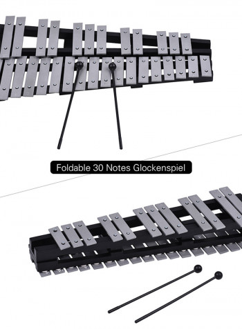 Silver Stylish 30 Notes Glockenspie