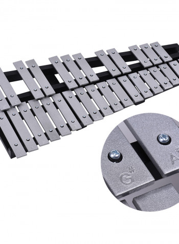 Silver Stylish 30 Notes Glockenspie