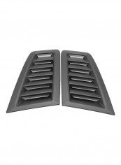 2-Piece Bonnet Air Vent Nozzle Grill Frosted for Ford