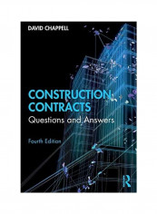 Construction Contracts: Questions and Answers Paperback English by David Chappell, - 2020