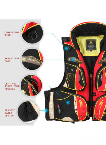 Life Jacket With Multiple Pockets 60*10*55cm