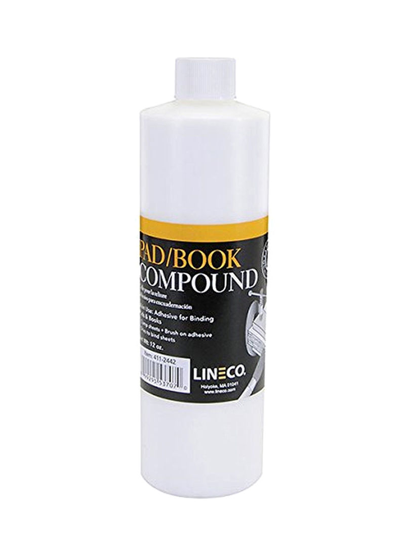 Pad/Book Compound- Adhesive For Binding Pads & Books 12 Fl. Oz.