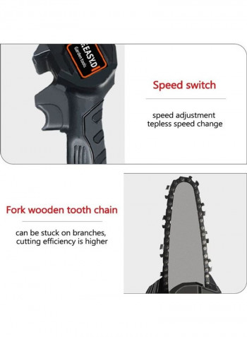 Portable Electric Pruning Saw Grey/Black