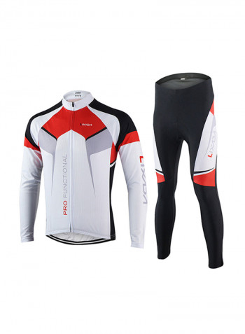 Cycling Long Sleeve Jersey With Pant Suit