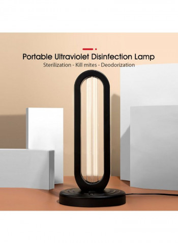 Portable Ultraviolet Mite Lamp Black 48 x 18 x 18centimeter