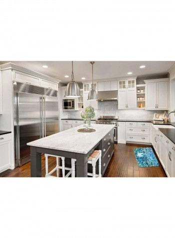 Fish Kitchen Mat Multicolour 12 x 19inch