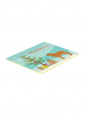 Leonberger Merry Christmas Tree Kitchen/Bath Mat Multicolour 11 x 14inch