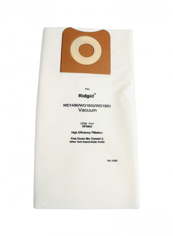 10-Piece Paper Vacuum Bag B01DPHXXH6 White