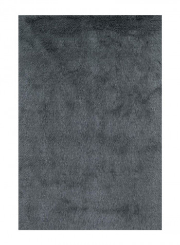 Danso Shag Area Rug Black 60.96 x 91.44centimeter