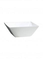 Set Of 6 Deep Square Bowls White 5.75x5.75x5.75inch