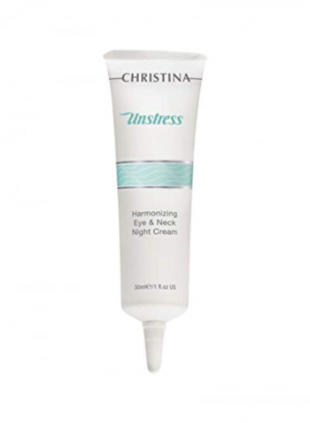 Unstress Harmonizing Eye And Neck Night Cream 30ml