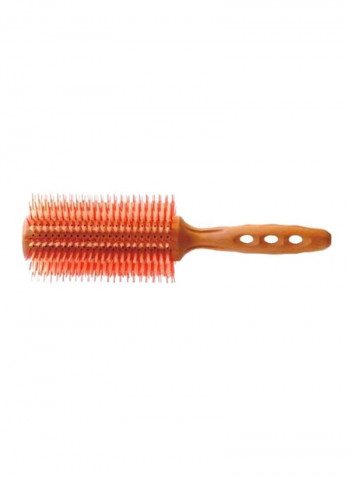 Curl Shine Styler Round Brush. Orange