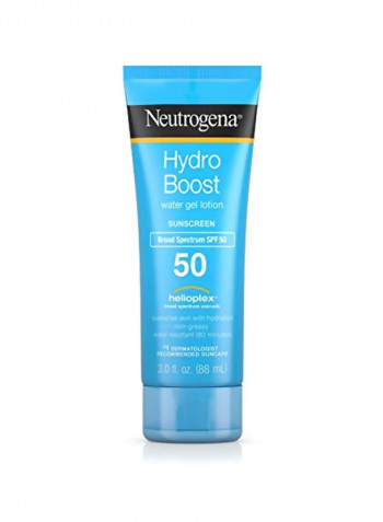 طقم جل كريم واقي من الشمس هايدرو بوست بأساس مائي وعامل حماية من الشمس SPF 50 مكون من 3 عبوات 3أوقية