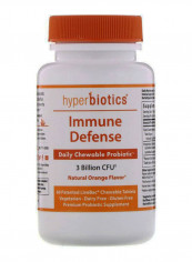 Immune Defense Orange Probiotic Supplement - 60 Chewable Tablets