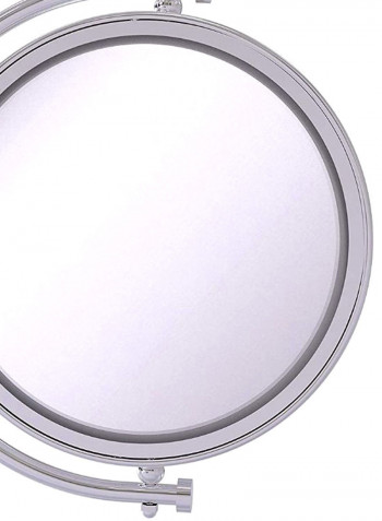 Wall Mounted Make-Up Mirror Polished Chrome