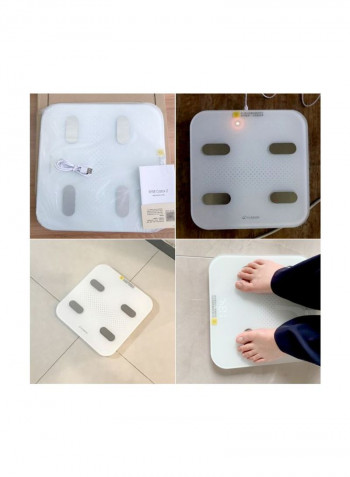 Yunmai Smart Digital Weighing Scale White 32 x 32cm