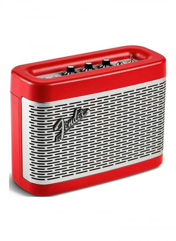 Newport Portable Bluetooth Speaker 23.5x12.5x22centimeter Red/Silver