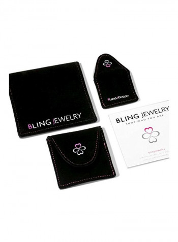 Sterling Silver Cubic Zirconia Studded Ring