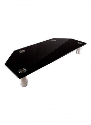 Corner Multimedia Desktop Stand Black