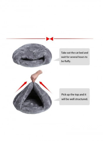 Universal Winter Warm Sleeping Bed Grey