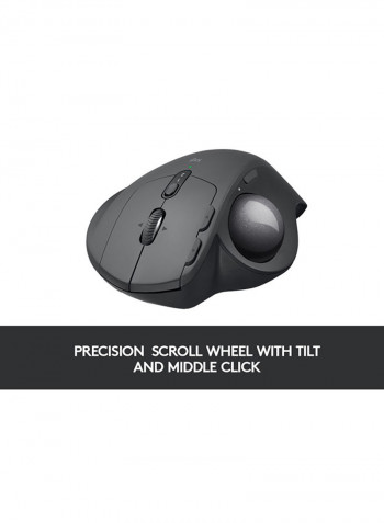 MX ERGO Advanced Wireless Trackball For PC And MAC 132.5 X 99.8 X 51.4millimeter Black