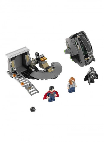 168-Piece Superman Black Zero Escape Building Toy Set 76009