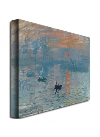 Impression Sunrise Canvas Wall Art Multicolour 18 x 24inch