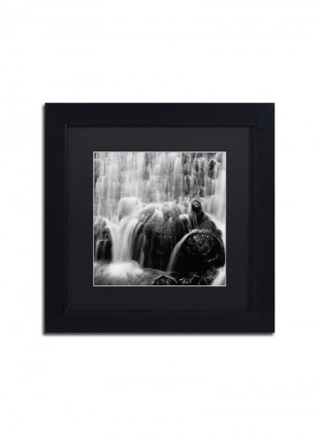 Velo De Novia Wall Art Black/Silver 11 x 11inch