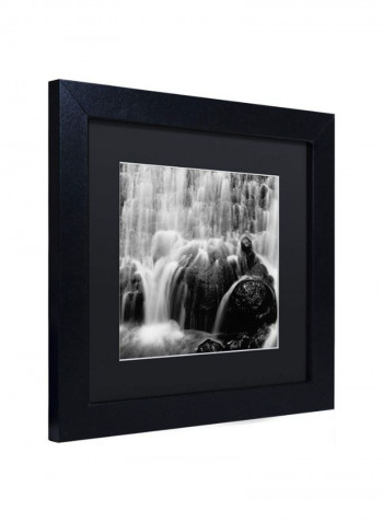 Velo De Novia Wall Art Black/Silver 11 x 11inch