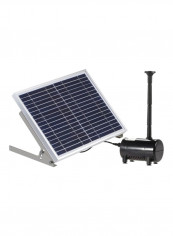 Decorative Solar Landscape Fountain Black