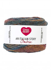 Italian Story Ombra Wool Blend Yarn Green/Yellow/Grey