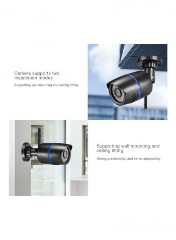 Wireless WIFI HD CCTV Camera Black 200 x 200 x 120millimeter