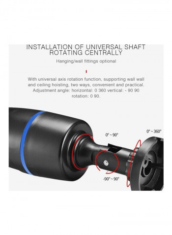 Wireless WIFI HD CCTV Camera Black 200 x 200 x 120millimeter