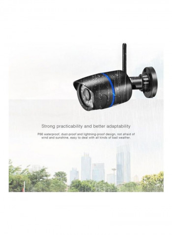 Wireless WIFI HD CCTV Camera Black 200 x 200 x 120millimeter