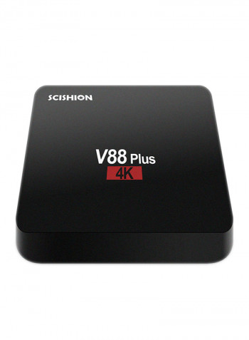 V 88 Quad Core KODI Miracast DLNA Wi-Fi LAN TV Box V5209UK Black