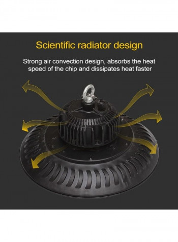 200W LED High Bay Light Black