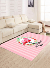 Flamingo Printed Living Room Mat Multicolour 80 x 120centimeter