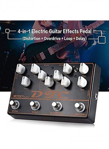 4-In-1 Electric Guitar Effects Pedal